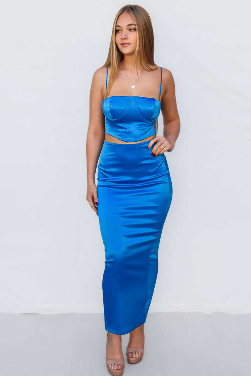 Royce Set Skirt - Blue