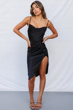 Samara Midi Dress - Black