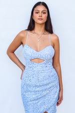 Saylor Mini Dress - Blue