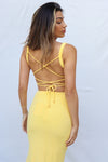 Shania Midi Dress - Yellow