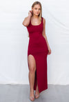 Shari Maxi Dress - Wine