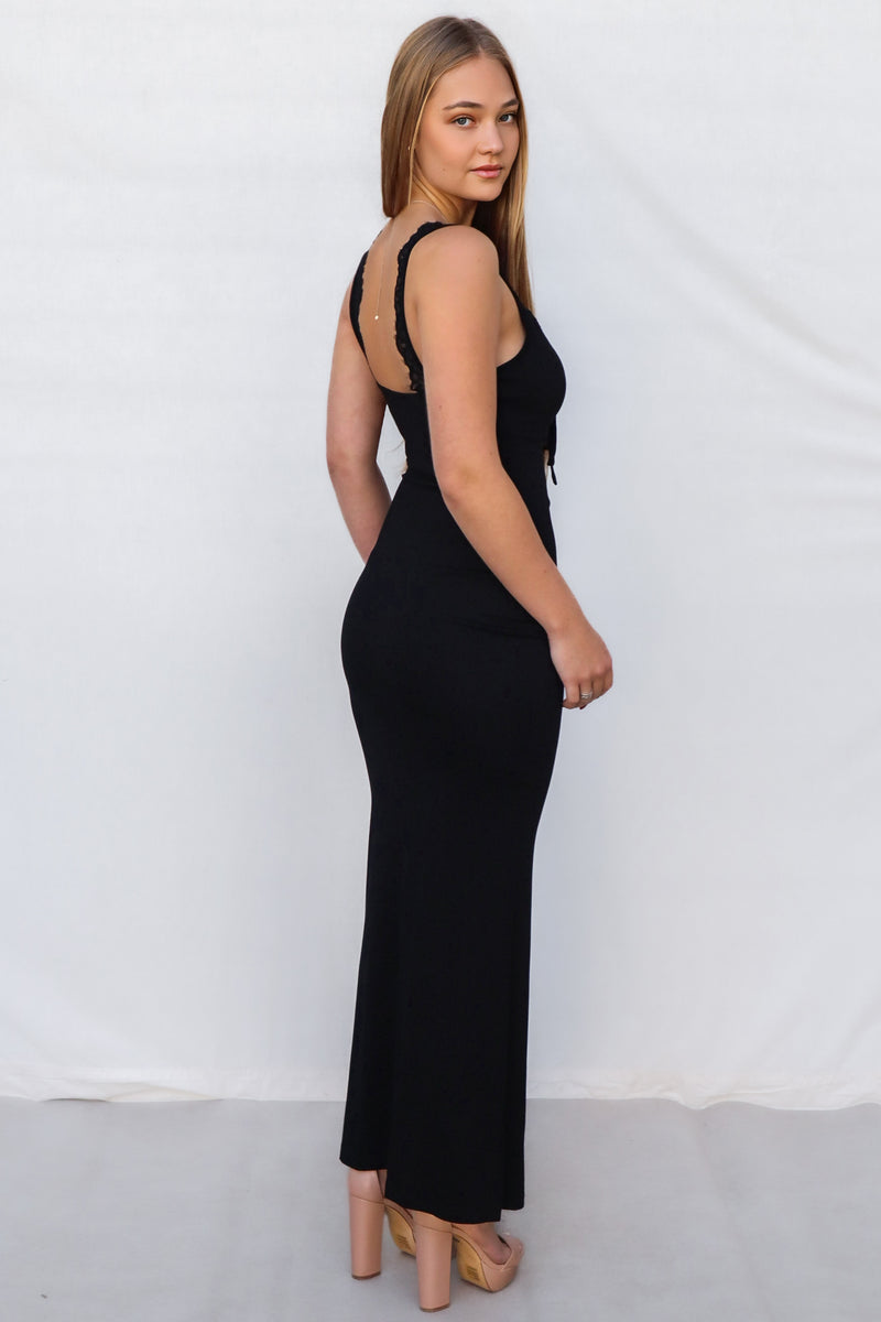 Skye Maxi Dress - Black