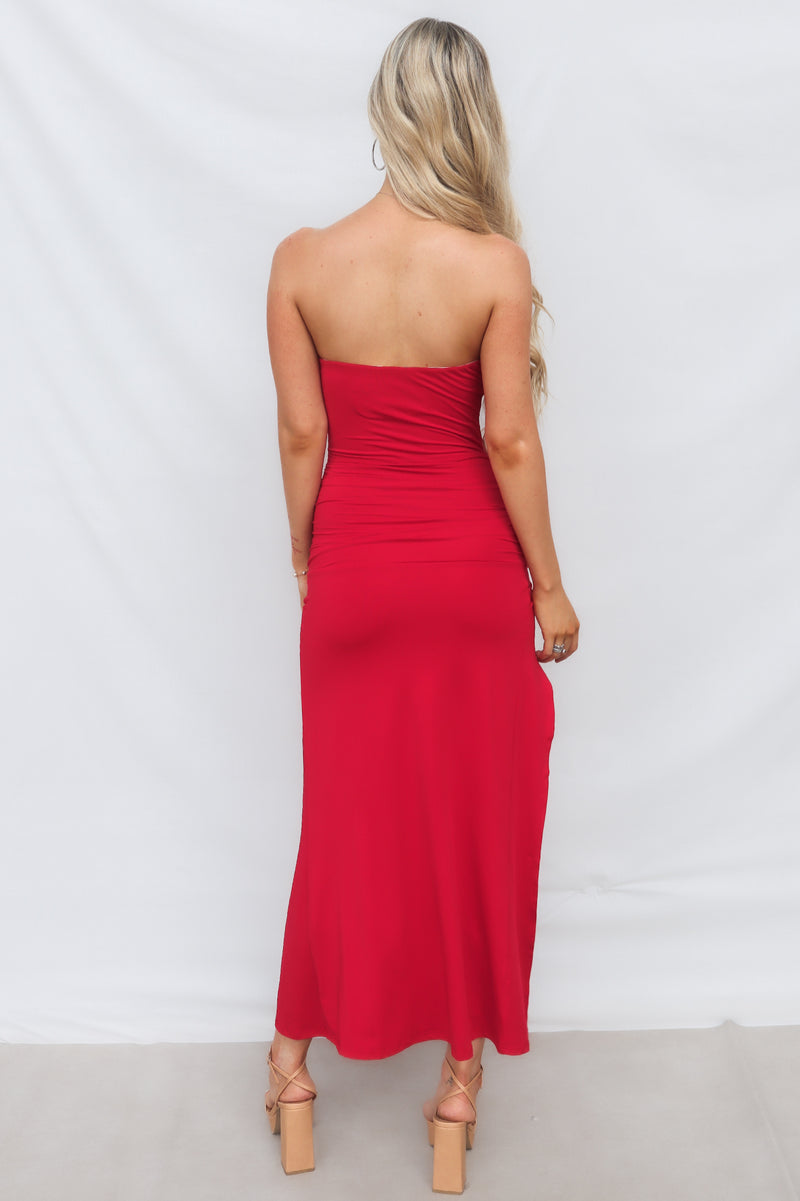 Soraya Maxi Dress - Red
