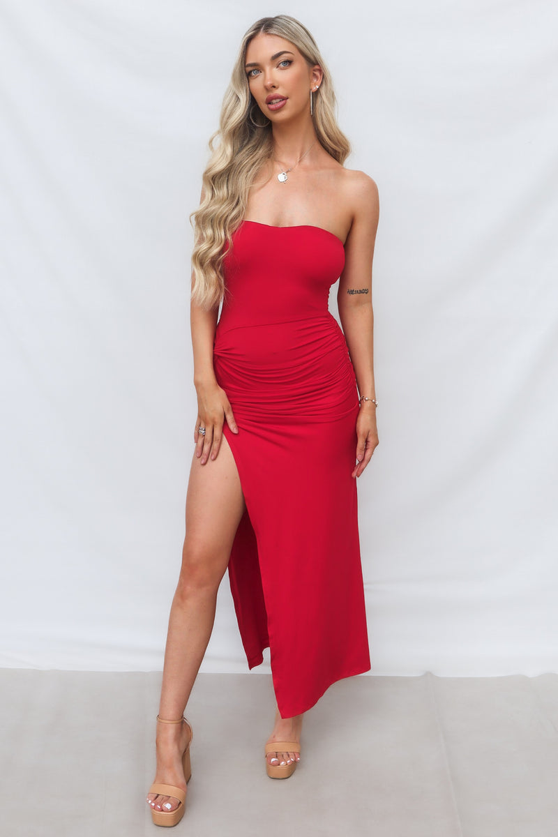 Soraya Maxi Dress - Red