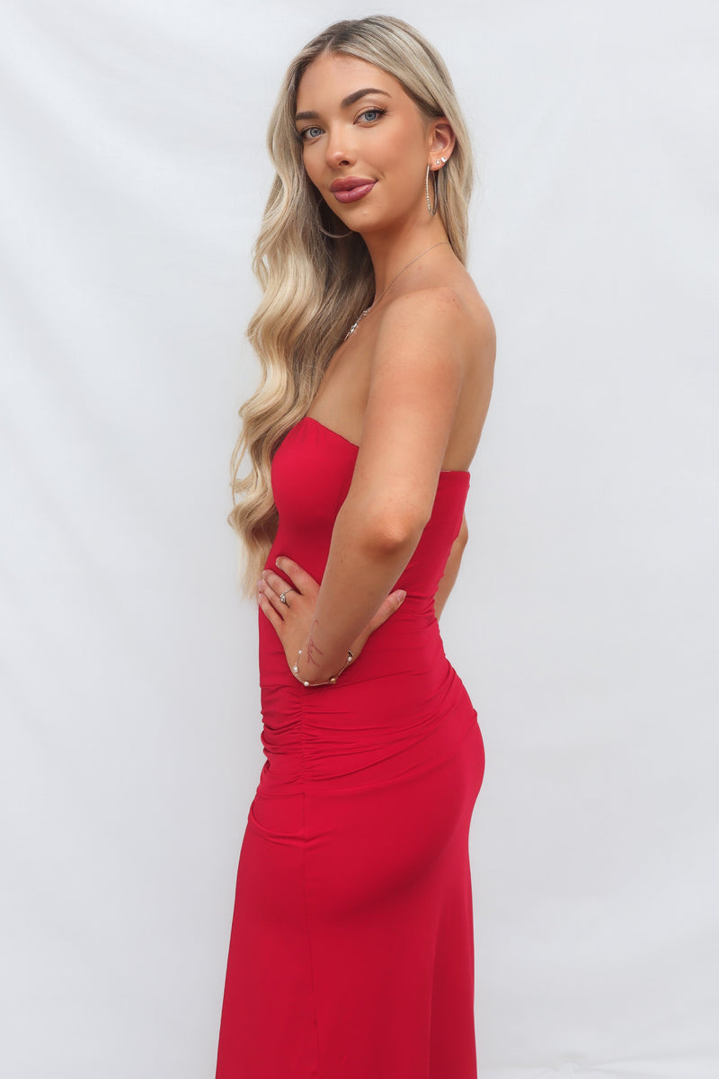 Soraya Maxi Dress - Red