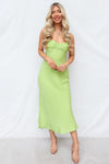 Splice Maxi Dress - Lime