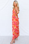 Tahnee Maxi Dress - Orange Multi