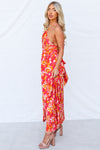 Tahnee Maxi Dress - Orange Multi