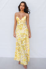 Talia Maxi Dress - Yellow Multi