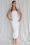 Taylor Midi Dress - White