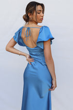 Tiara Midi Dress - Blue