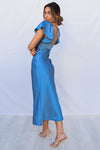 Tiara Midi Dress - Blue