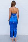 Tisha Midi Dress - Blue