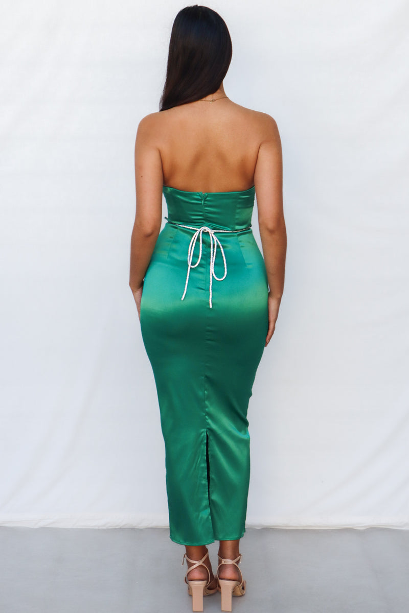 Tisha Midi Dress - Green
