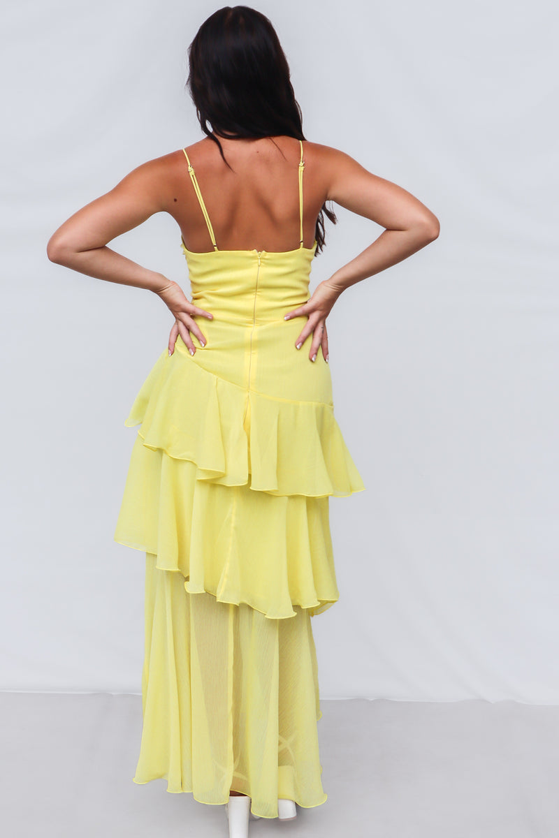 Tommi Maxi Dress - Yellow