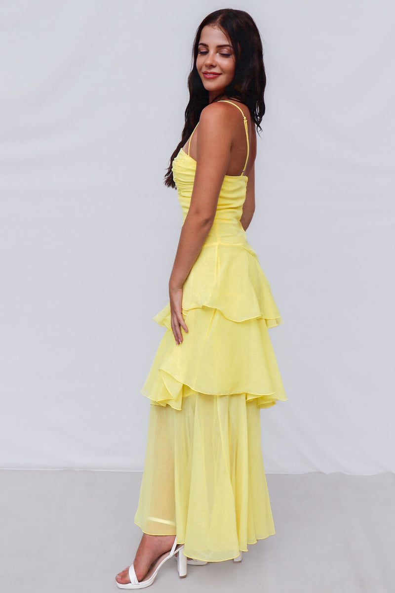 Tommi Maxi Dress - Yellow