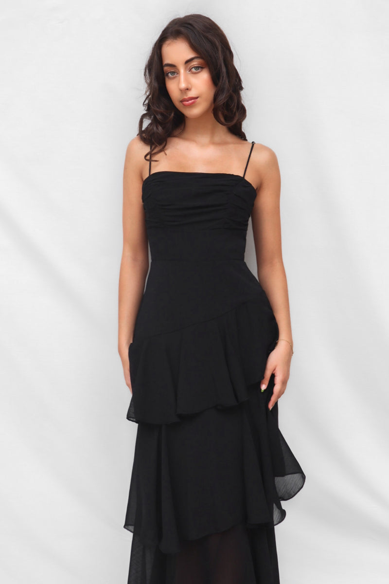 Tommi Maxi Dress - Black