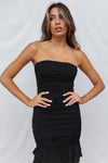 Ventia Midi Dress - Black