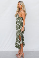 Verlaine Midi Dress - Green