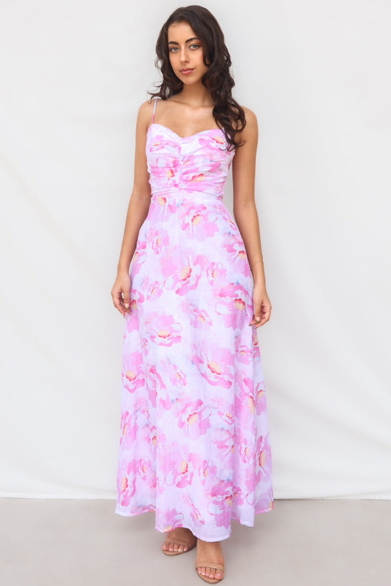 Watson Maxi Dress - Pink Floral