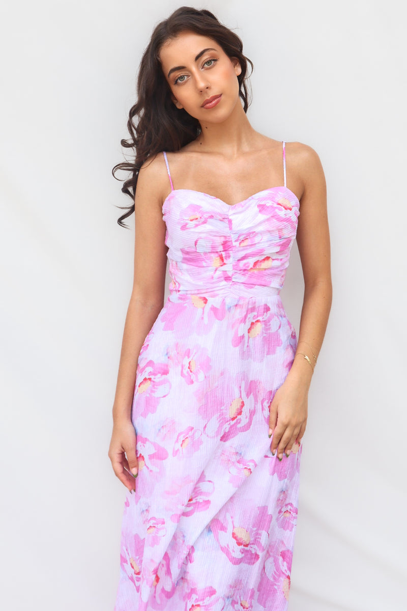 Watson Maxi Dress - Pink Floral