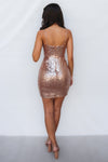 Winona Mini Dress - Gold Sequin