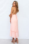 Wyoma Midi Dress - Peach