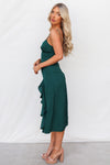 Yolanda Midi Dress - Emerald