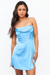 Zaphia Mini Dress - Blue