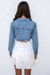 Zian Cropped Denim Jacket