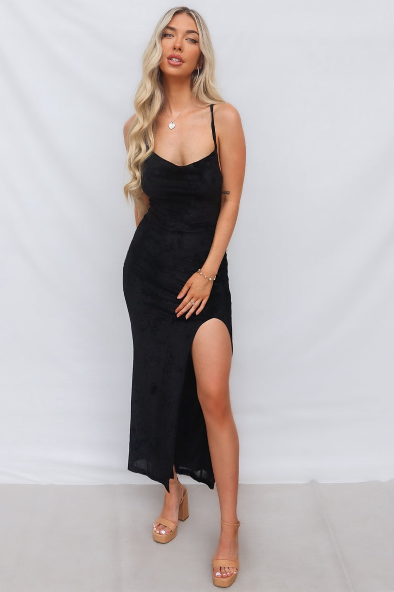 Ziggy Maxi Dress - Black