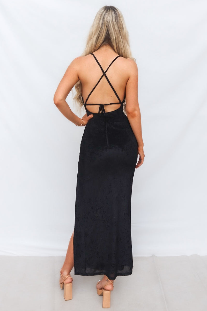 Ziggy Maxi Dress - Black