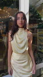 Diaz Midi Dress - Yellow