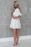 Abigail Mini Dress - White