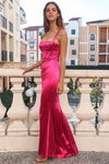 Adele Formal Gown - Fuchsia Pink