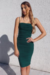 Alexia Bodycon Midi Dress - Green