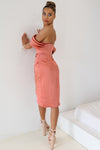 Anastasia Midi Dress - Rose Pink