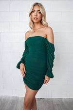 Laelia Mesh Dress - Green