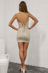 Avalon Sequin Dress - Champagne