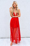 Belladonna Sequin Gown - Red