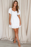 Bonnie Mini Dress - White