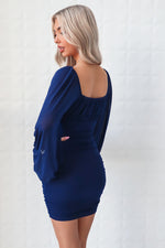 Cassia Dress - Navy