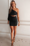 Christina Mini Dress - Black