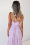 Cindy Tulle Midi Dress - Lilac