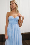 Cindy Tulle Midi Dress - Baby Blue