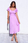 Claudia Midi Dress - Lilac