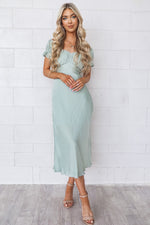 Claudia Midi Dress - Sage