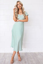 Claudia Midi Dress - Sage