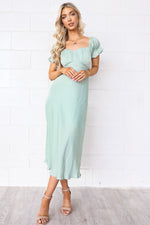 Claudia Midi Dress - Sage