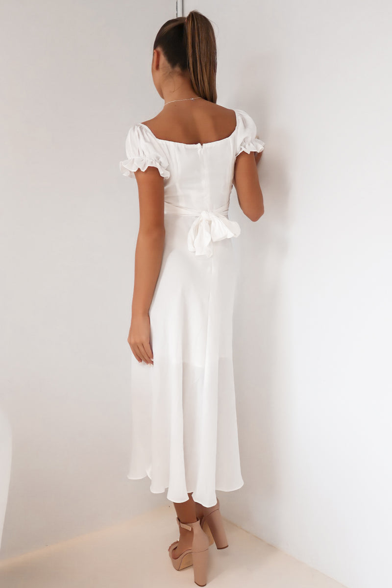 Claudia Midi Dress - White